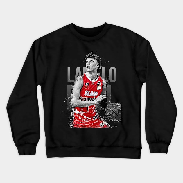 LaMelo Ball Crewneck Sweatshirt by Creativedy Stuff